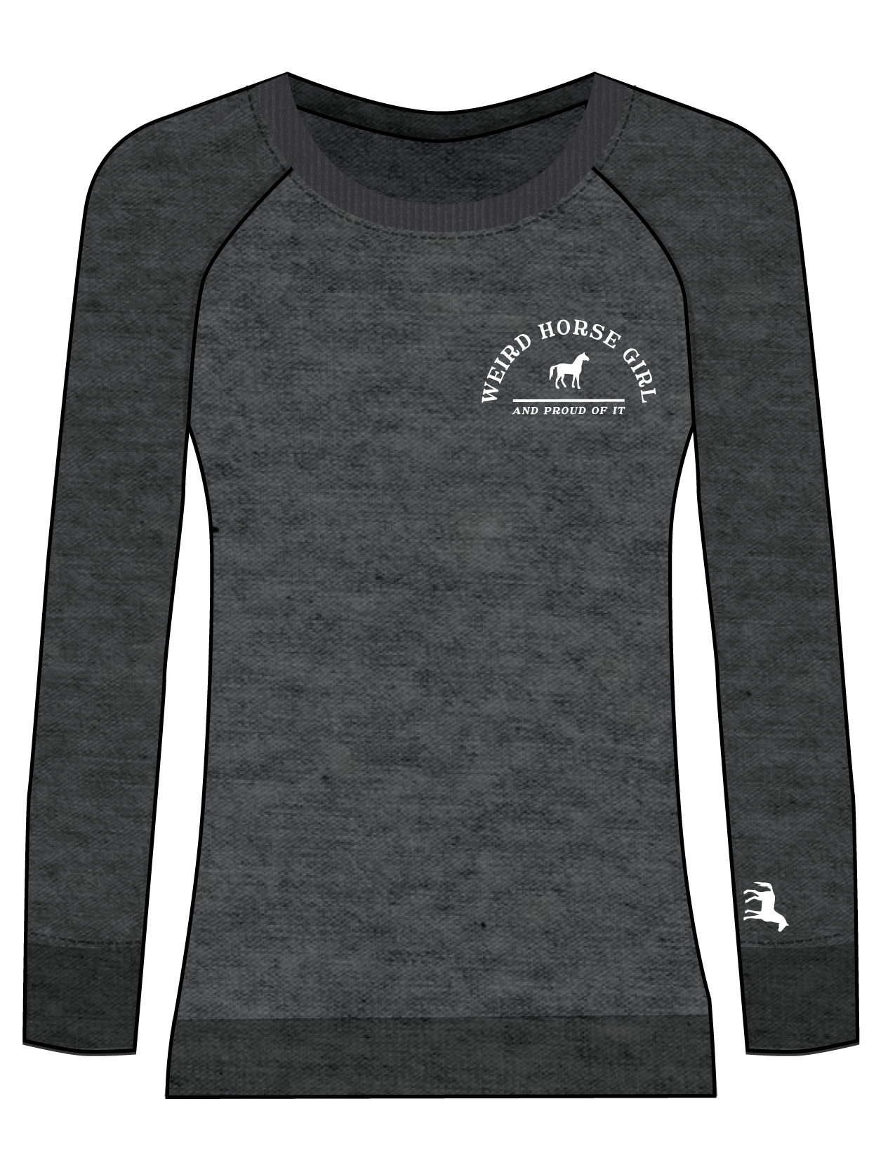 Weird Horse Girl Active Sweatshirt