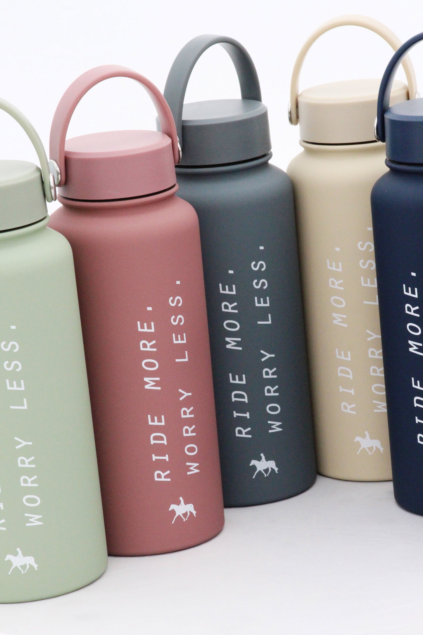 Ride More Worry Less Water Bottle
