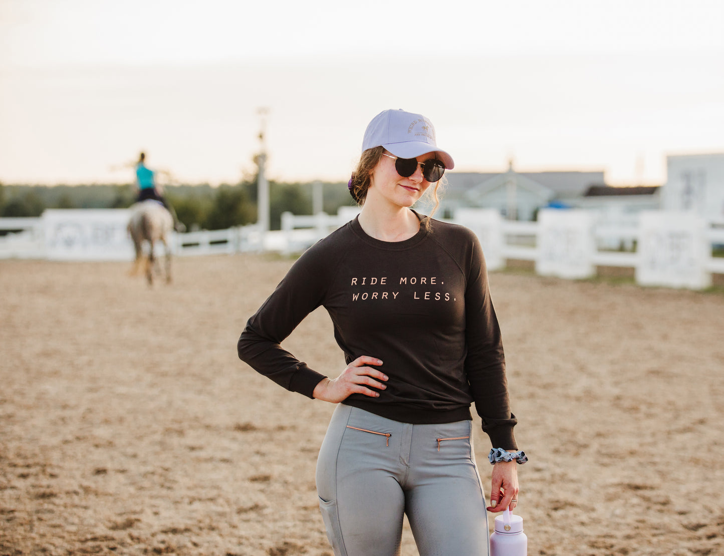 Ride More Active Sweatshirt in Charcoal