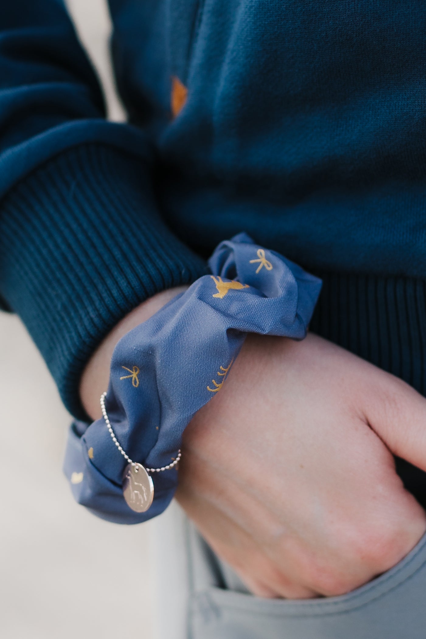 Pony Print Scrunchie