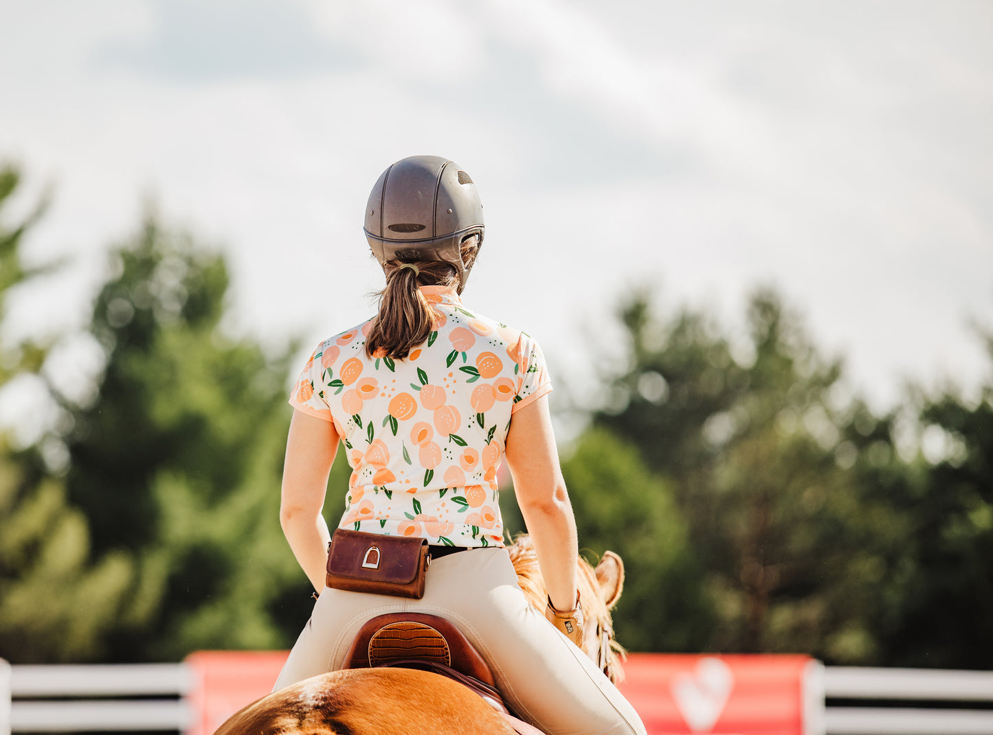 Siren Dry-Fit Polo in Peachy