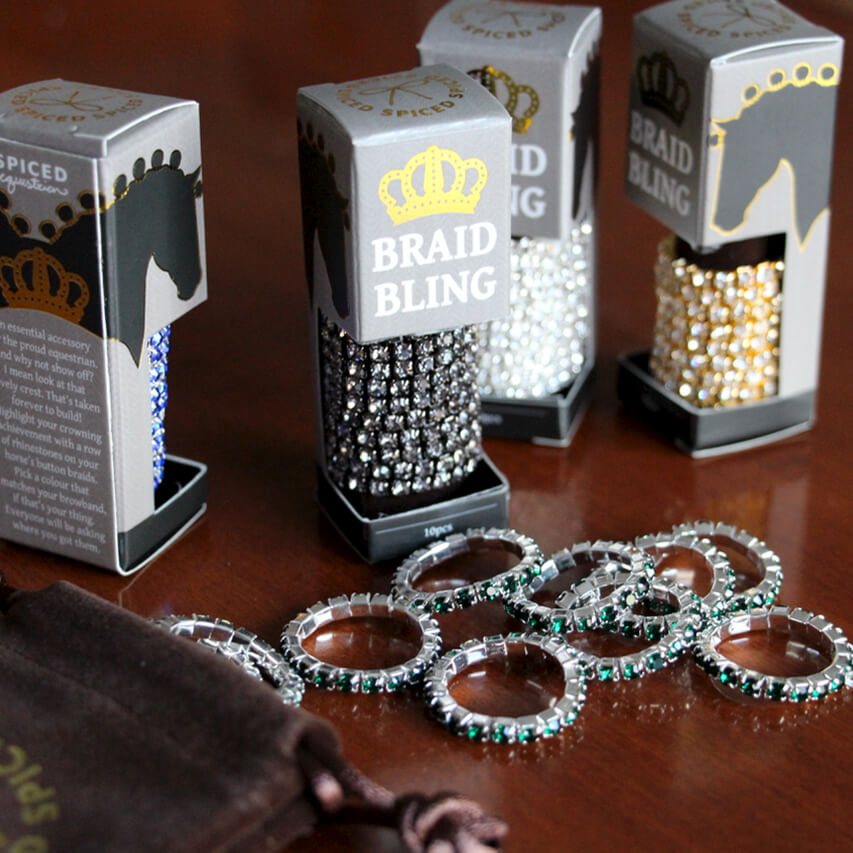 Rhinestone Braid Bling