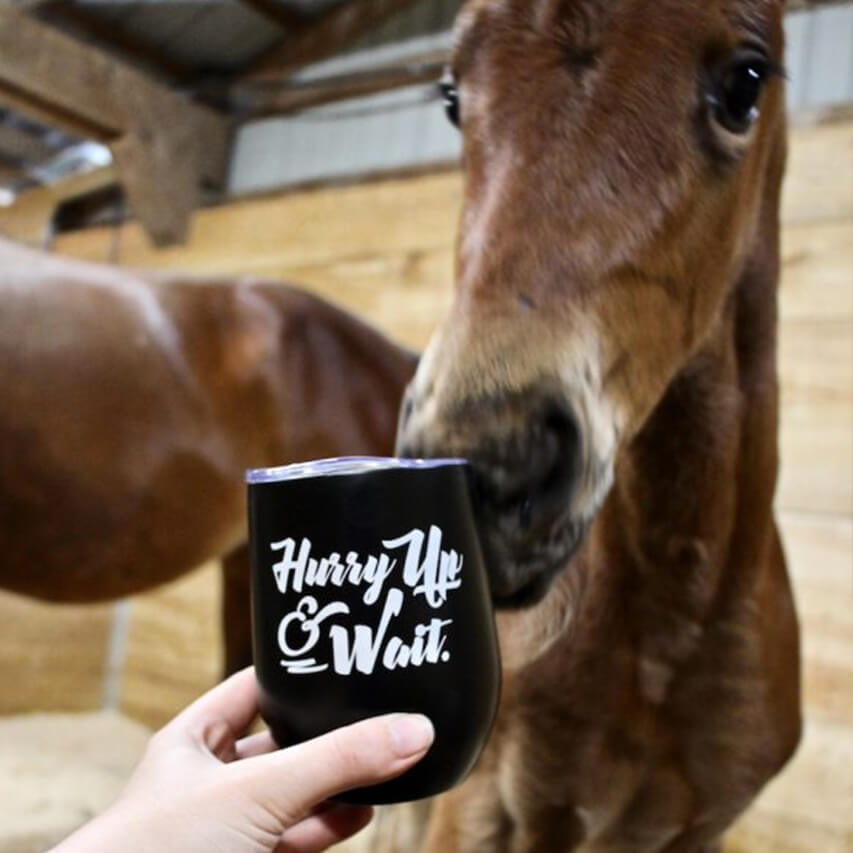 Hurry Up & Wait Insulated Cup