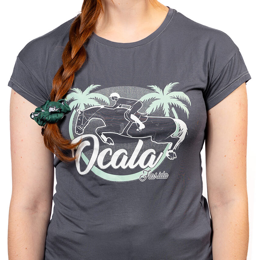 Ocala Tee in Charcoal