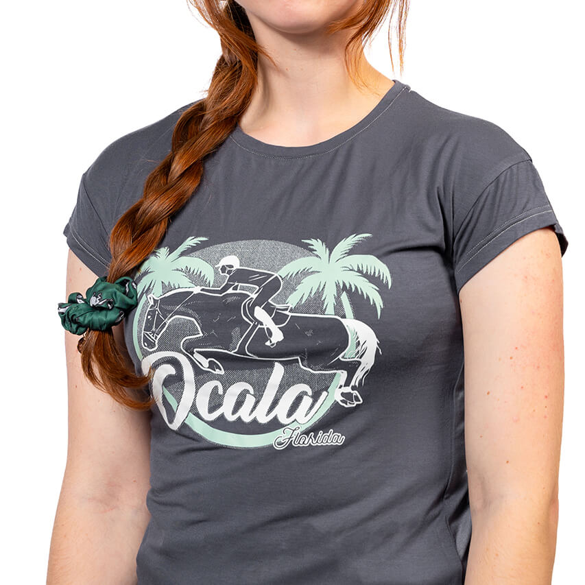 Ocala Tee in Charcoal