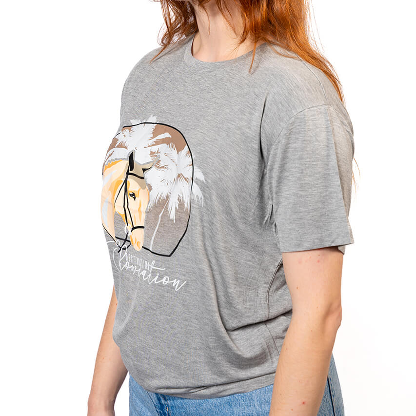 Showcation Easy Tee in Pepper