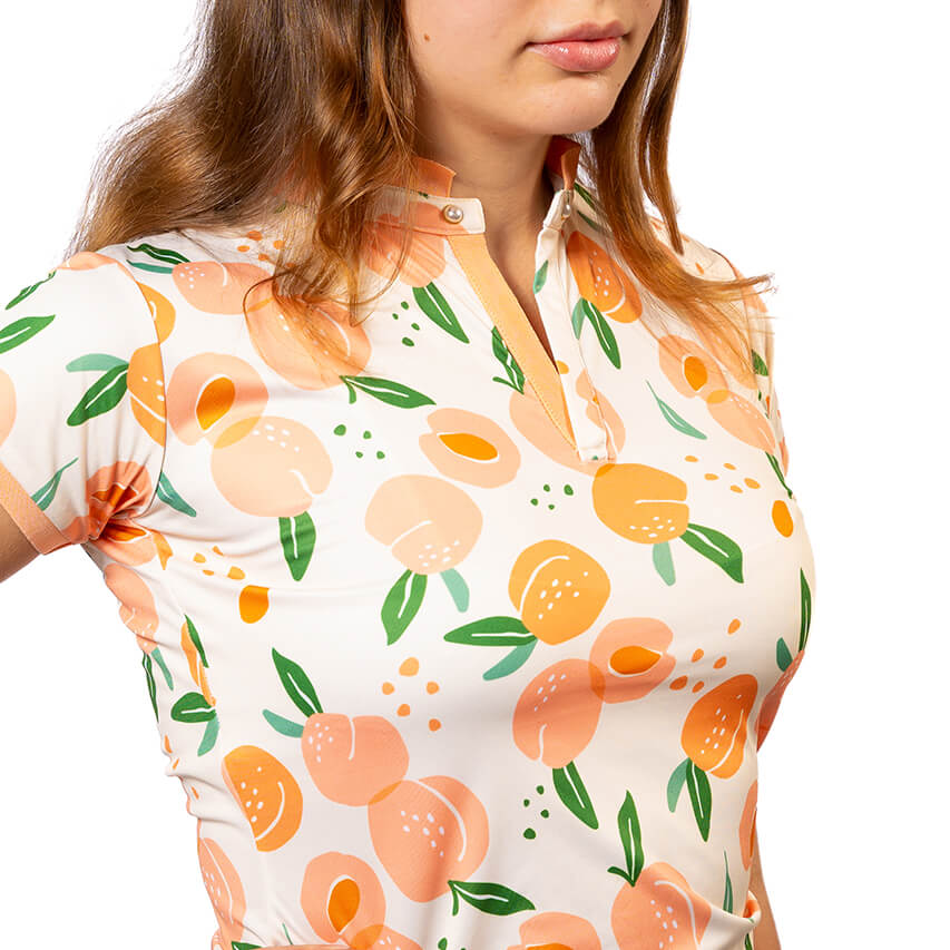 Siren Dry-Fit Polo in Peachy