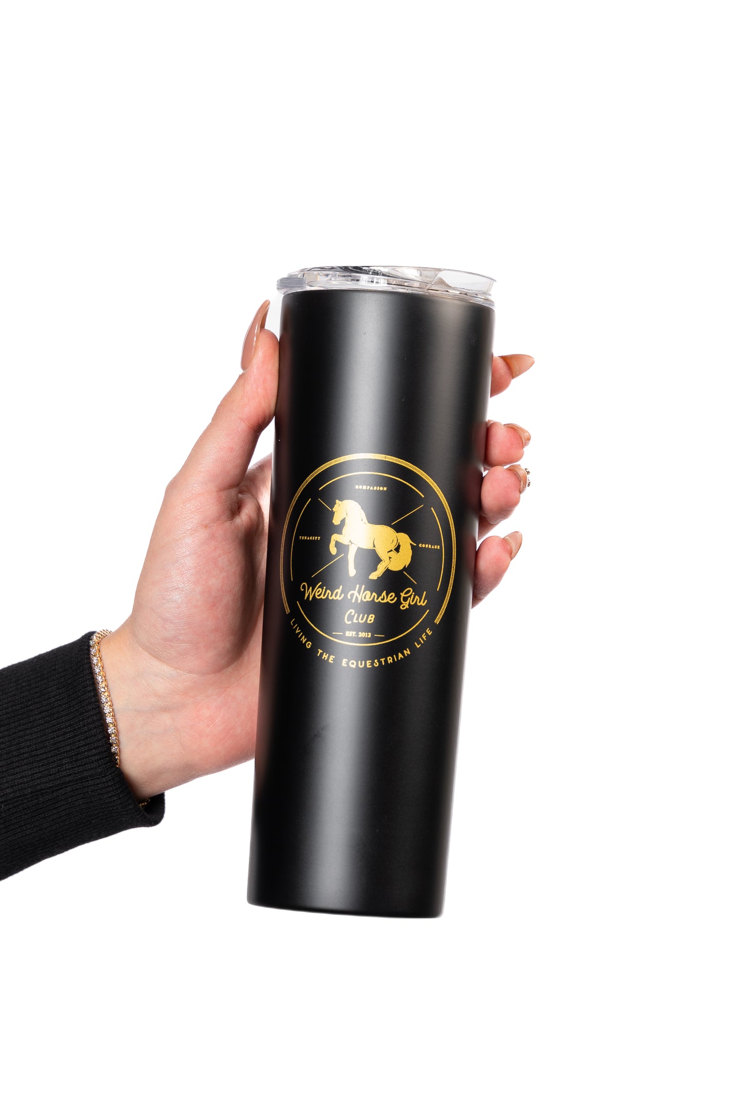 Weird Horse Girl Club Travel Tumbler