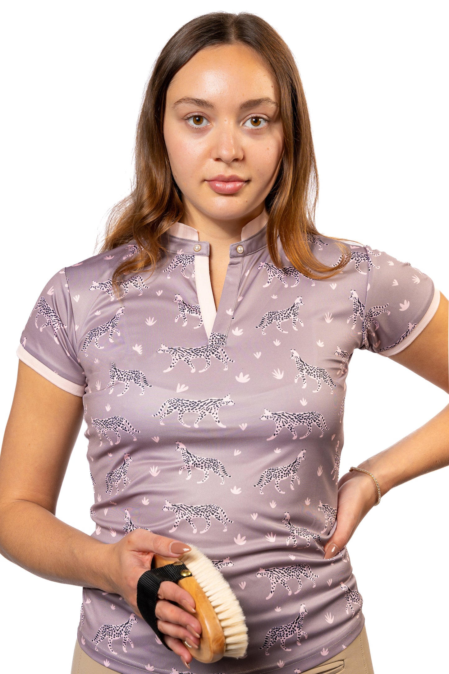 Siren Dry-Fit Polo in Savanna