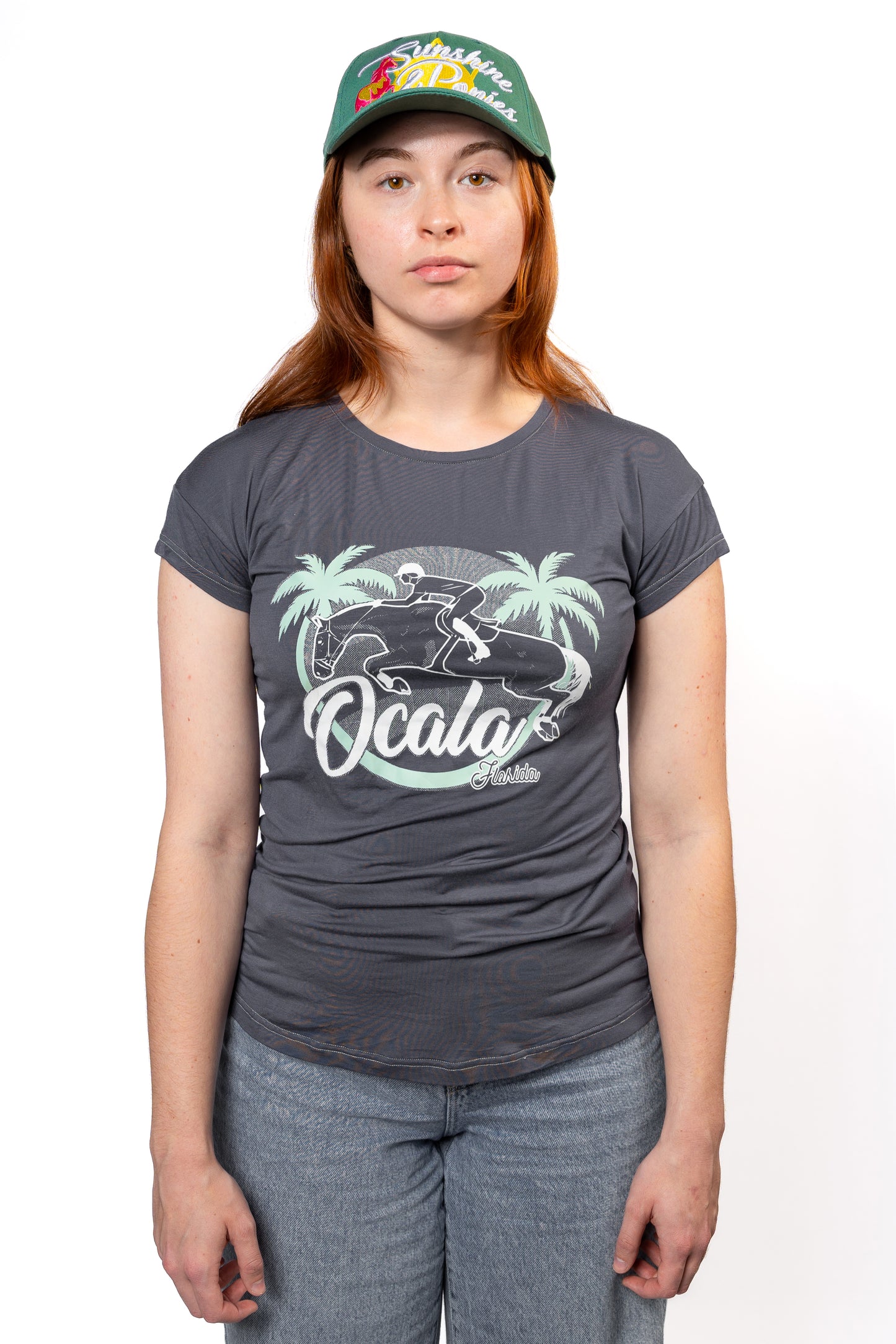 Ocala Tee in Charcoal