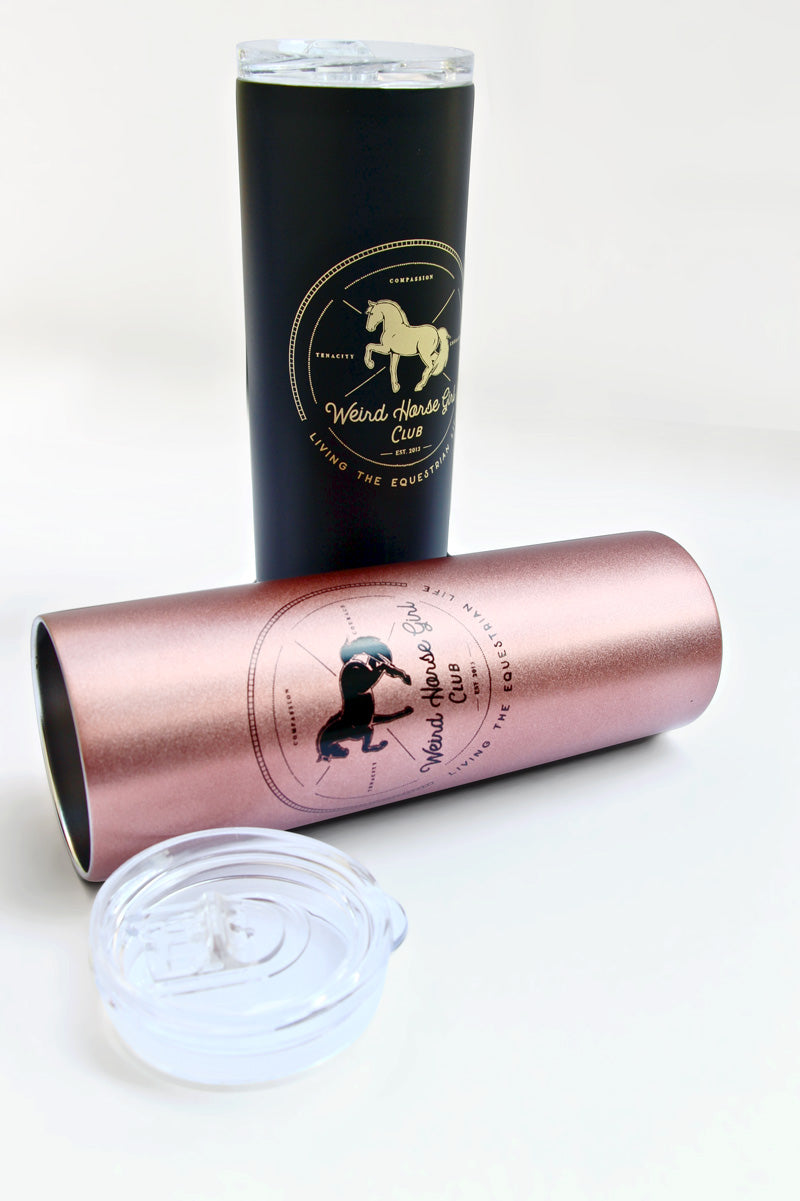 Weird Horse Girl Club Travel Tumbler