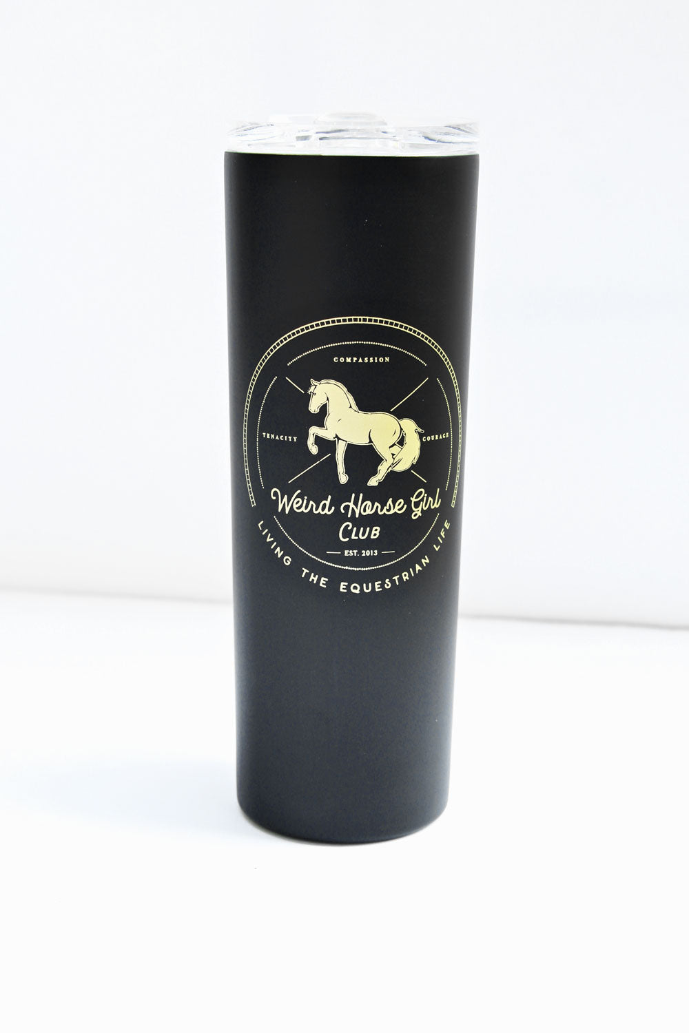 Weird Horse Girl Club Travel Tumbler