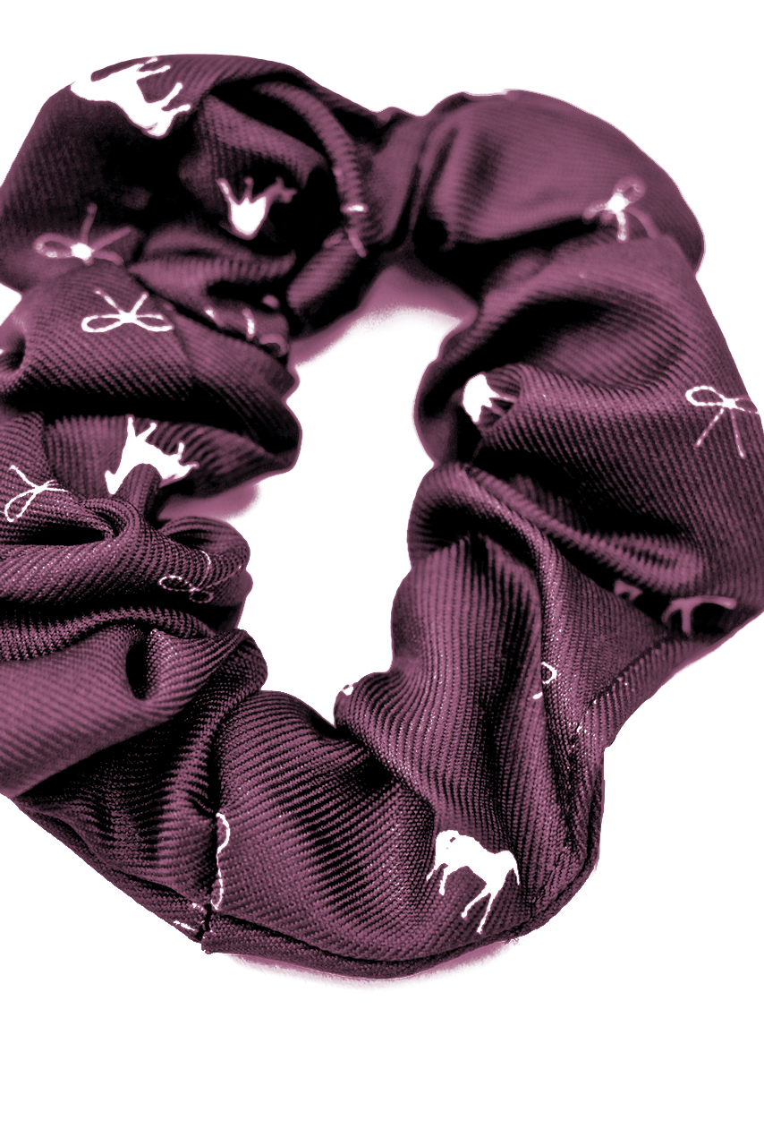 Pony Print Scrunchie