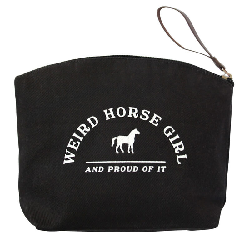 Weird Horse Girl Makeup Bag