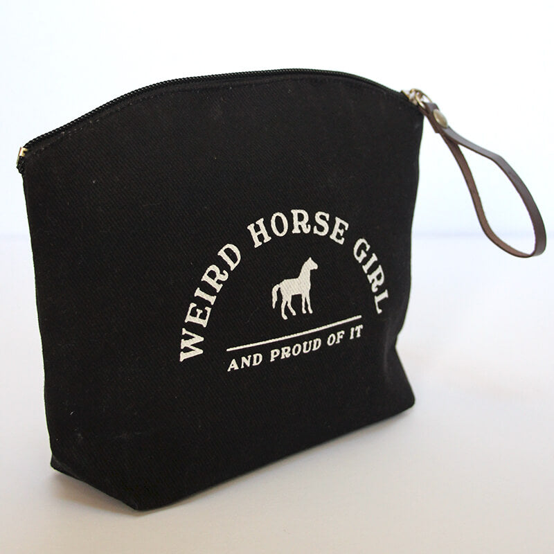 Weird Horse Girl Makeup Bag