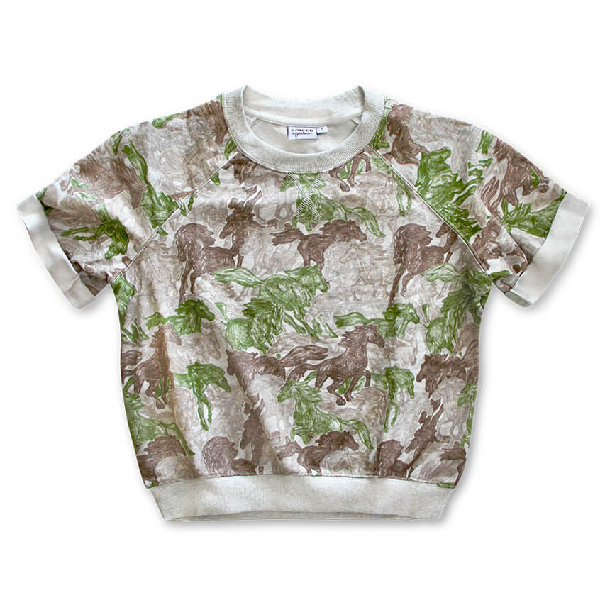 Camo Sweatshirt Tee