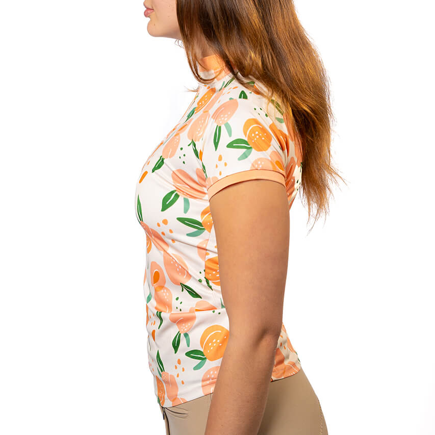 Siren Dry-Fit Polo in Peachy