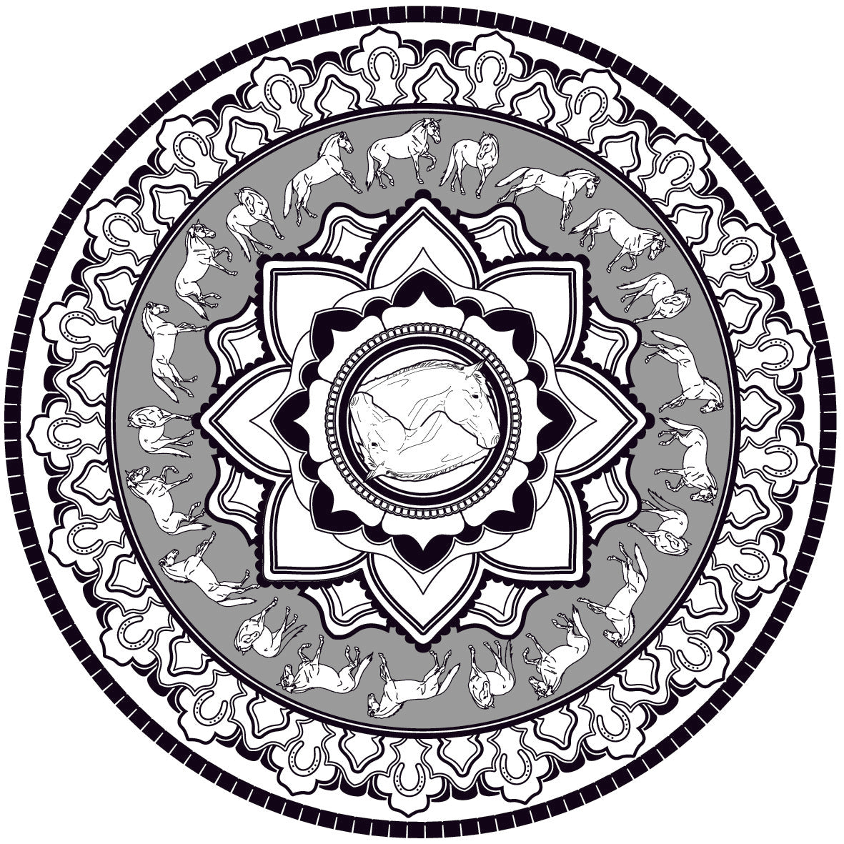 Mandala Roundie Towel