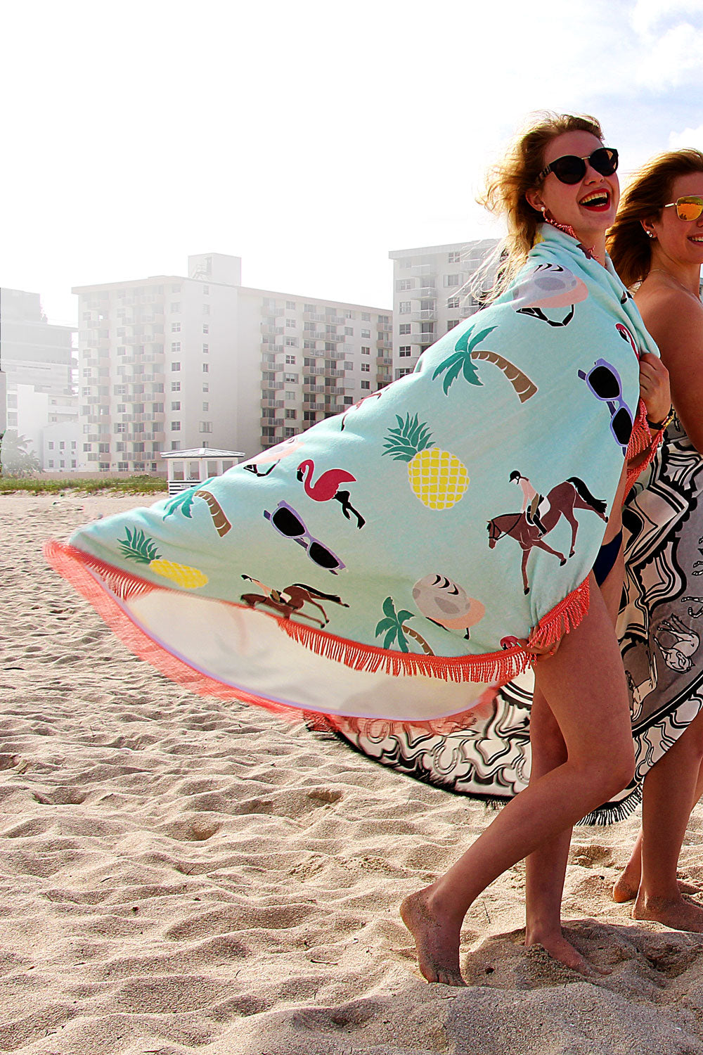 Summer Vibes Roundie Towel